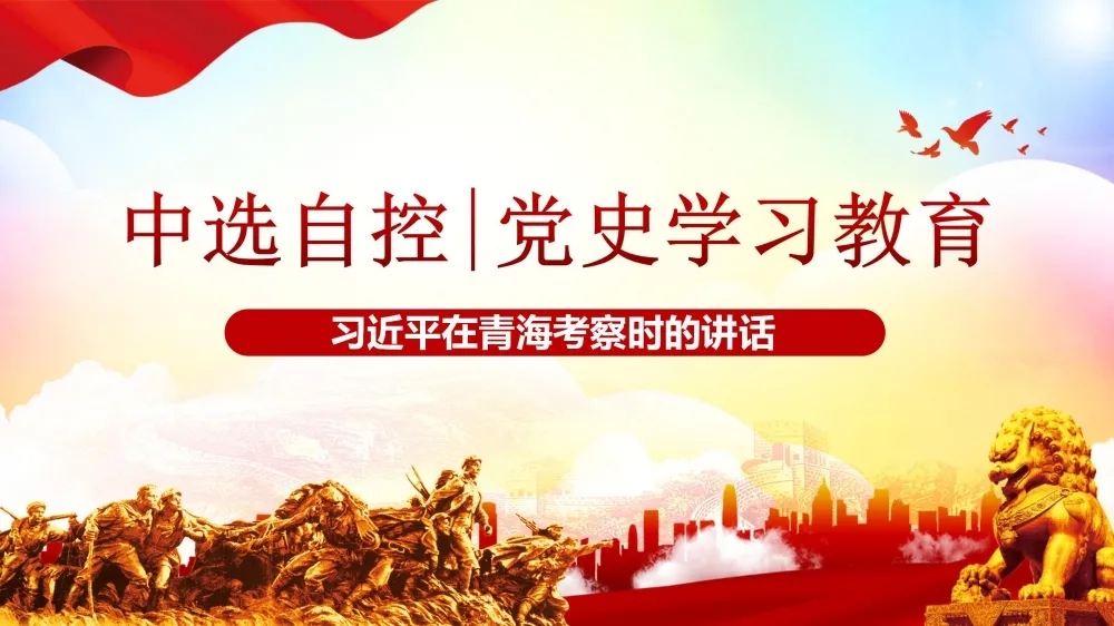 黨史學(xué)習(xí)教育 | 習(xí)近平在青?？疾鞎r(shí)的講話